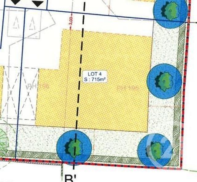 terrain à vendre - 715.0 m2 - MONTPELLIER - 34 - LANGUEDOC-ROUSSILLON - Century 21 Védas Immo