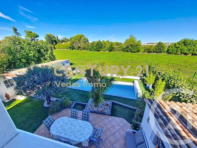 maison à vendre - 6 pièces - 132.0 m2 - PIGNAN - 34 - LANGUEDOC-ROUSSILLON - Century 21 Védas Immo