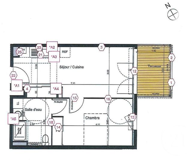appartement - ST JEAN DE VEDAS - 34