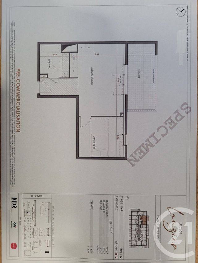 appartement - MONTPELLIER - 34