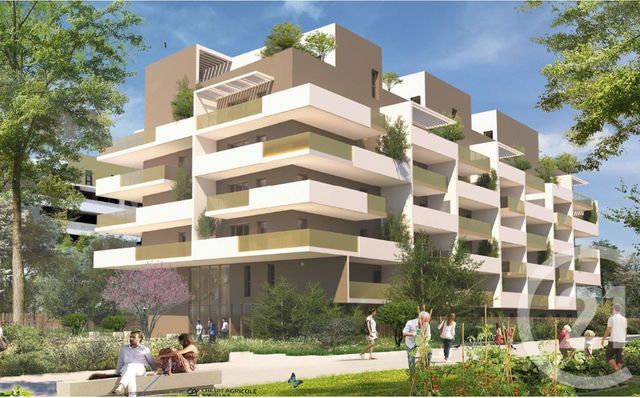 Appartement F3 à louer - 3 pièces - 63.4 m2 - MONTPELLIER - 34 - LANGUEDOC-ROUSSILLON - Century 21 Védas Immo