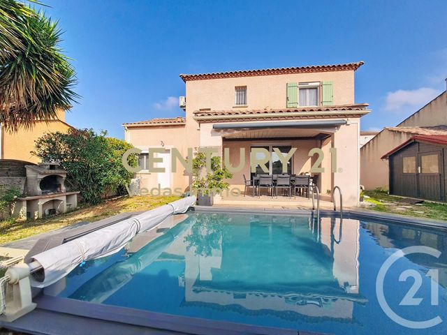 maison à vendre - 7 pièces - 130.0 m2 - GIGEAN - 34 - LANGUEDOC-ROUSSILLON - Century 21 Védas Immo