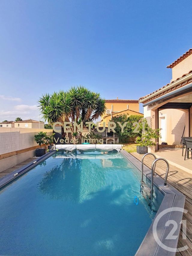 maison à vendre - 7 pièces - 130.0 m2 - GIGEAN - 34 - LANGUEDOC-ROUSSILLON - Century 21 Védas Immo