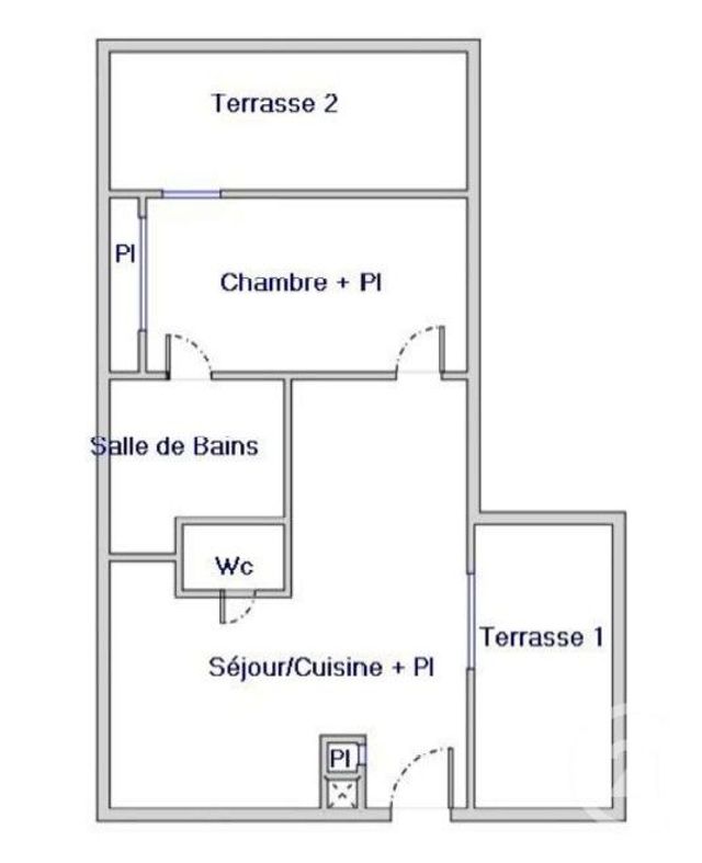 Appartement F2 à vendre - 2 pièces - 43.0 m2 - MONTPELLIER - 34 - LANGUEDOC-ROUSSILLON - Century 21 Védas Immo