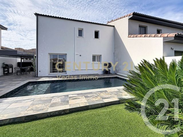 maison à vendre - 4 pièces - 102.69 m2 - GIGEAN - 34 - LANGUEDOC-ROUSSILLON - Century 21 Védas Immo