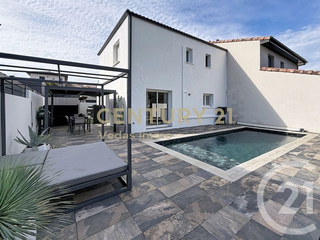 maison à vendre - 4 pièces - 102.69 m2 - GIGEAN - 34 - LANGUEDOC-ROUSSILLON - Century 21 Védas Immo
