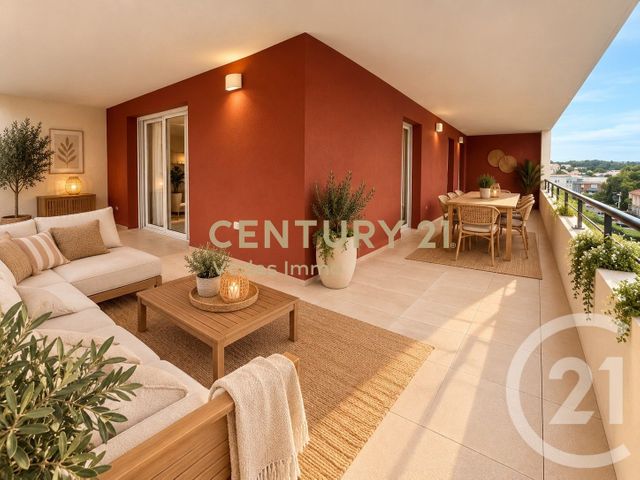 Appartement F3 à louer - 3 pièces - 62.25 m2 - GRABELS - 34 - LANGUEDOC-ROUSSILLON - Century 21 Védas Immo
